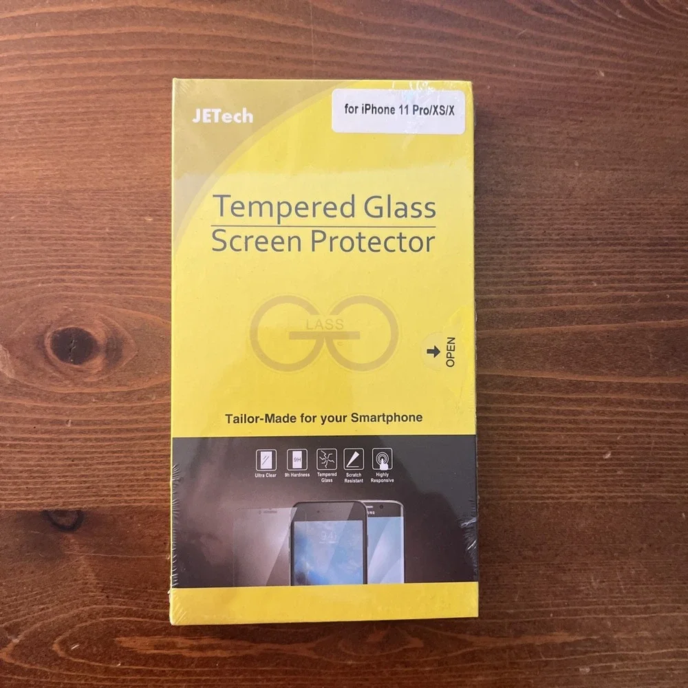 JETech Tempered Glass Screen Protector‎ for iPhone 11 Pro /XS/X New Sealed